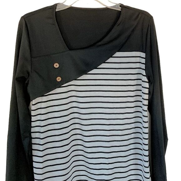 Asymmetrical Jersey Top M  NWOT - Picture 1 of 4